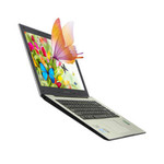 宝扬C1410-D3 14英寸i3笔记本电脑 4G/120G固态 超薄本 便携超极本 银色